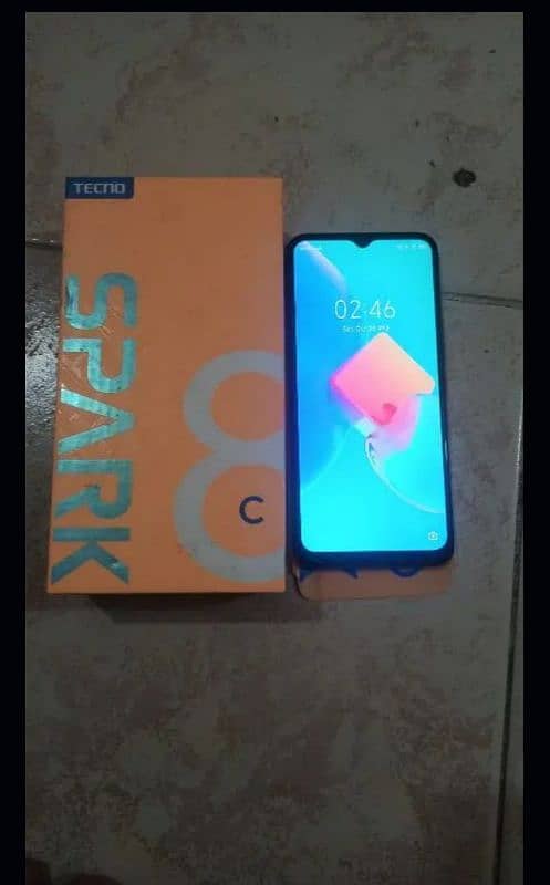 Tecno spark 8c 2/64 dual sim pta approved 9