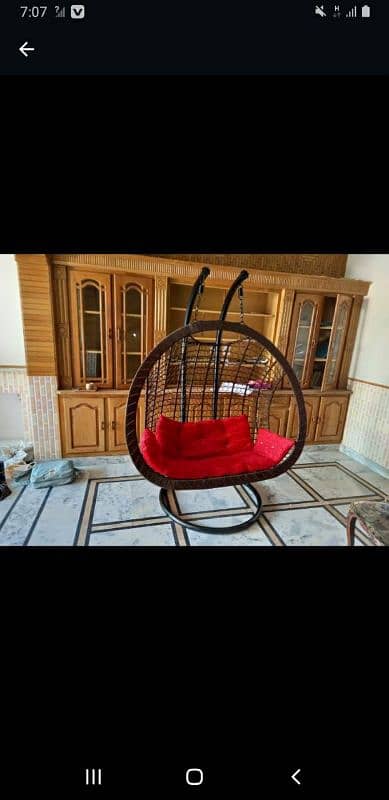 Egg shape hanging swing outdoor jhula jhoola available wholesale price 4