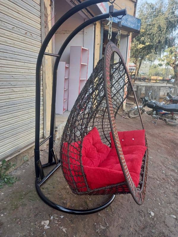 Egg shape hanging swing outdoor jhula jhoola available wholesale price 8