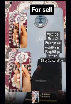 Motorola Z3 Force PTA approved