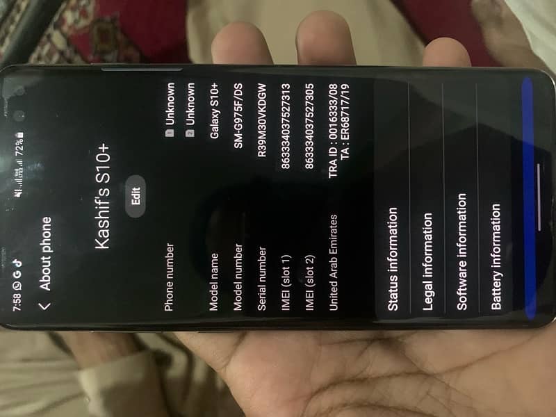 Samsung S10 plus   in low price 2