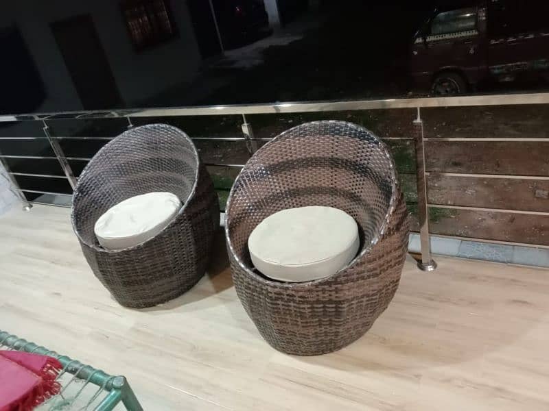 Egg shape swing jhula rattan furniture wholesale price 7