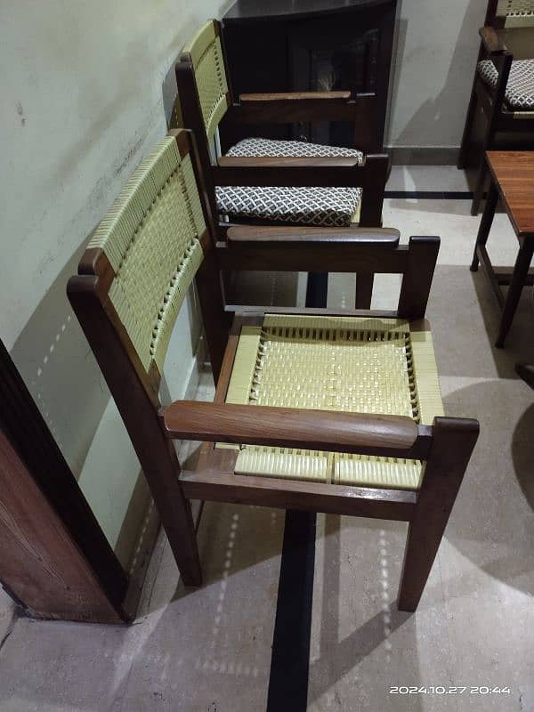 Wooden Office chairs 4