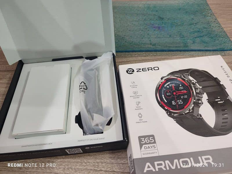 zero lifestyle armour smart watch 8