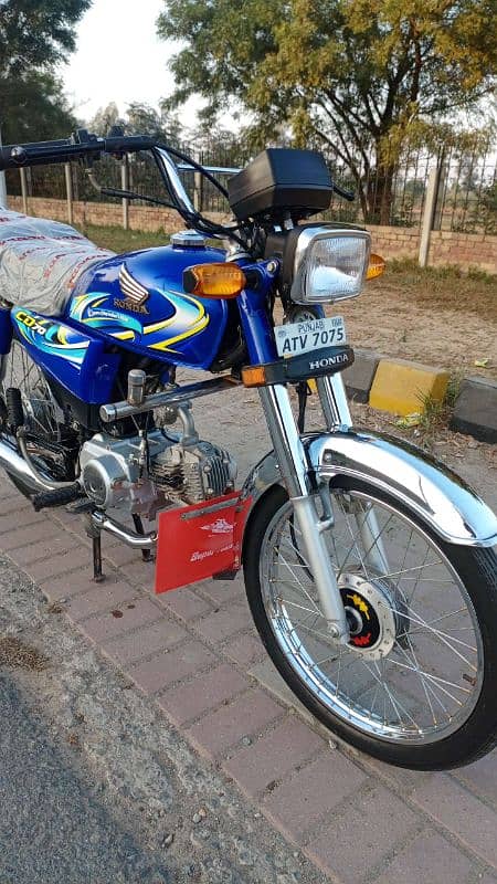 Honda CD 70 24 model brand new showroom condition 03446464638 6