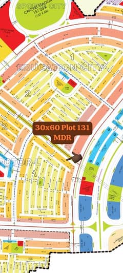 Faisal Town Phase 2 Plot size 30x60 Main Double Road Plot All Dues Clear Plot is available for sale  Plot # 131 Block L-1 Final Price 32 lac