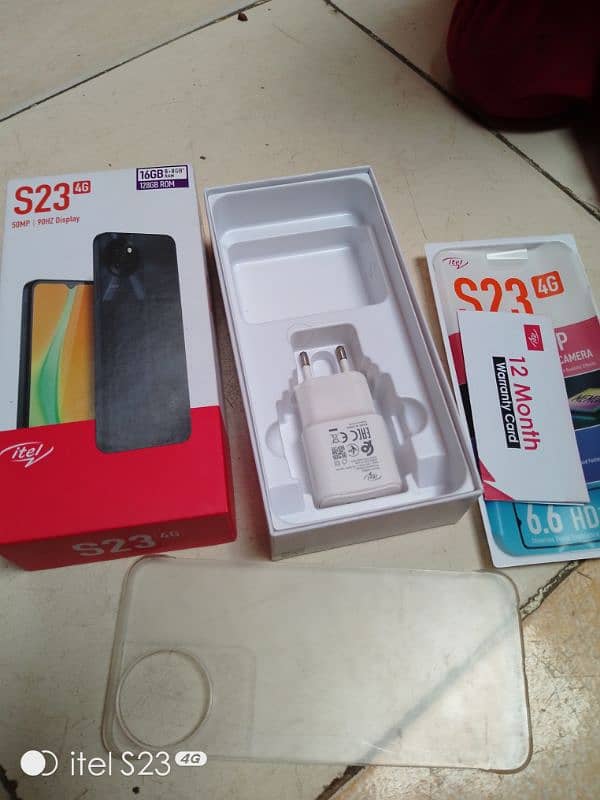 Itel S23 16 gb rem memory 128 11 month warranty 2