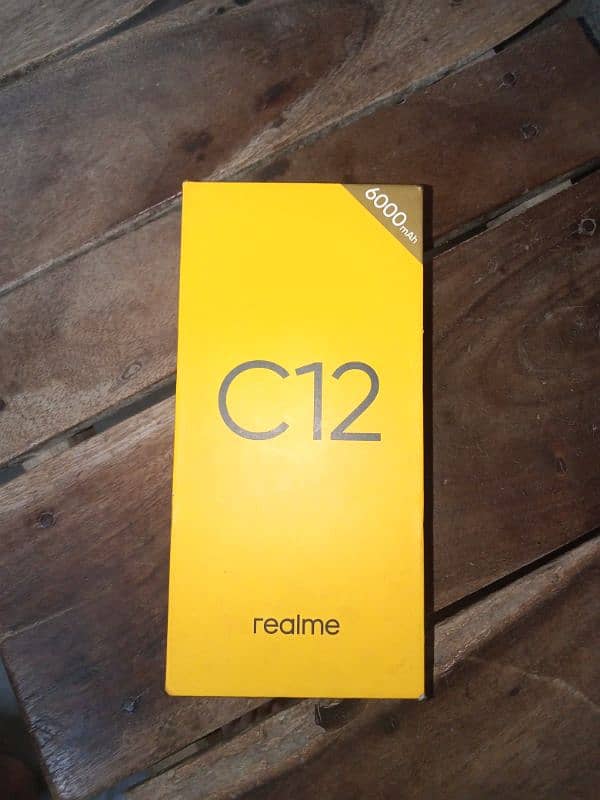 realme c12 with box no charger 0