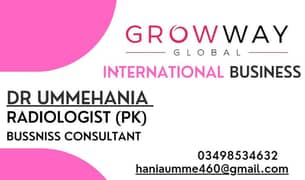 BUSNISS OPPORTUNITY WITH DR HANIA