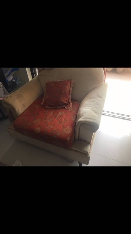 7 seater sofa set , 3 2 1 1 for sale , 25000 rs 3