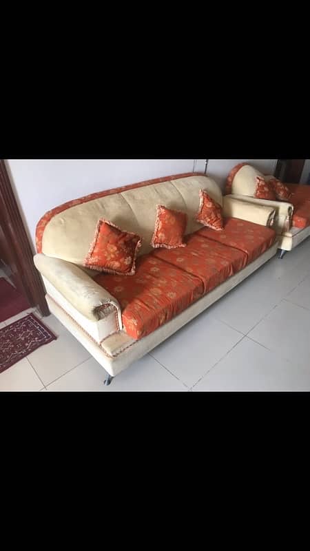 7 seater sofa set , 3 2 1 1 for sale , 25000 rs 4