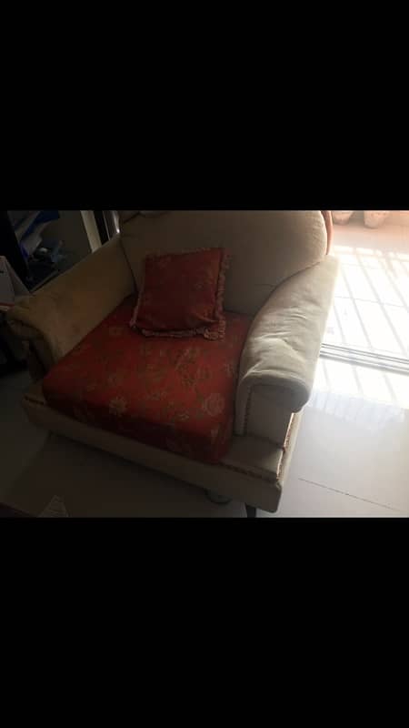 7 seater sofa set , 3 2 1 1 for sale , 25000 rs 5