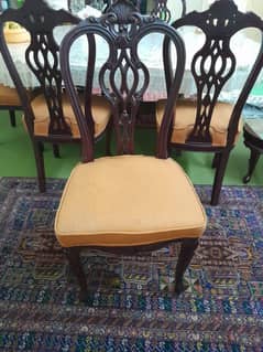 6 chairs dining table