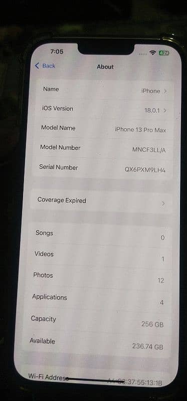 Iphone 13 pro max 256 Gb (Non pta ) 4