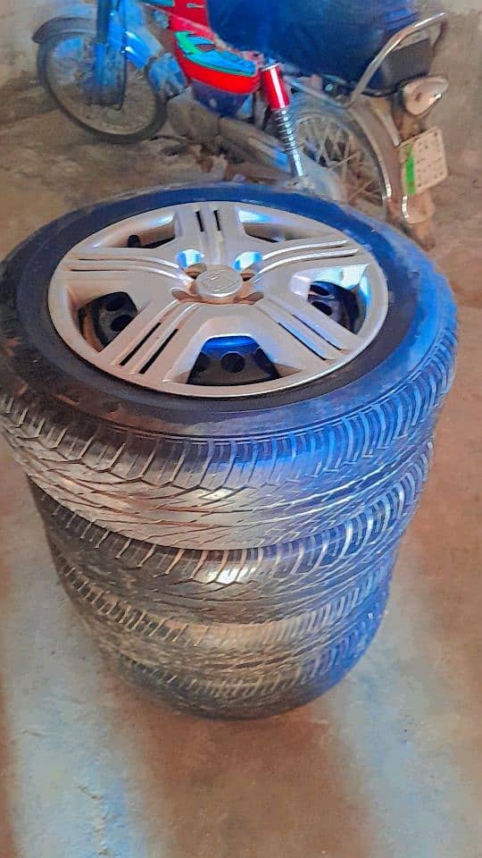 Honda City 4 Tyres with rim ( 185/65R15) 5