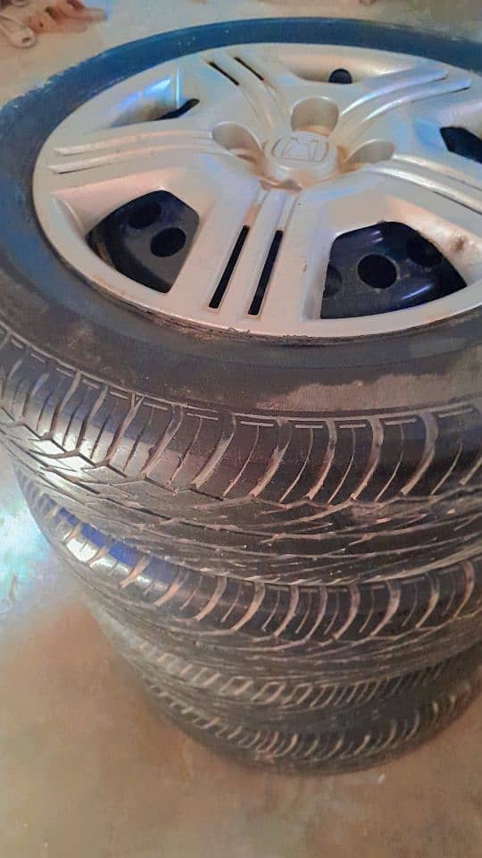 Honda City 4 Tyres with rim ( 185/65R15) 6