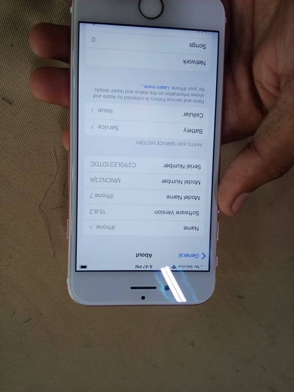 iphone 7 non pta battery 78 parsent all ok 0