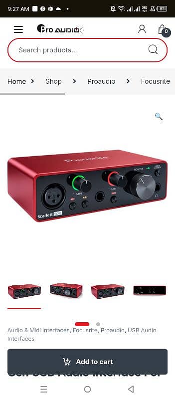 professional audio interface and mic 1