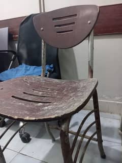 used chair urgent sale 7.8 pcs