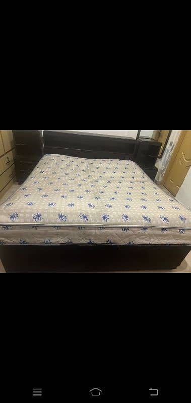 bed with mattress 2