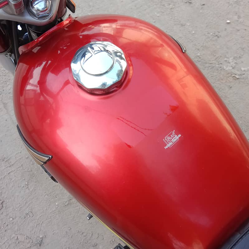 Honda CD 70 2023 red color 11