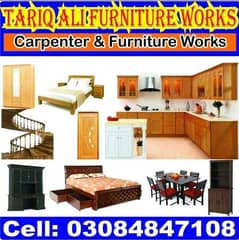 Wood Works, Carpenters Cupboard, Wardrobe, Kitchen Cabinet, Media Wall