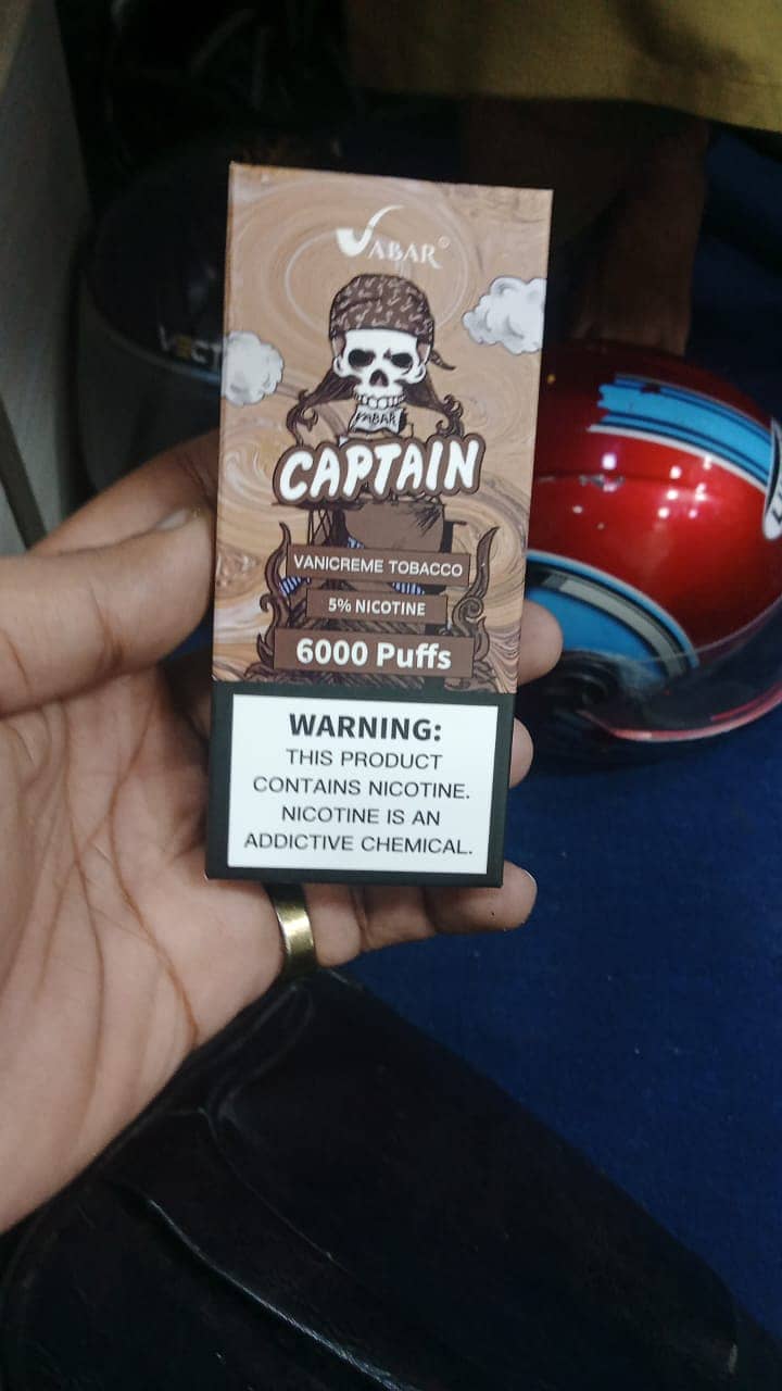 vape pod Captain Disposable - 6000 puffs 0