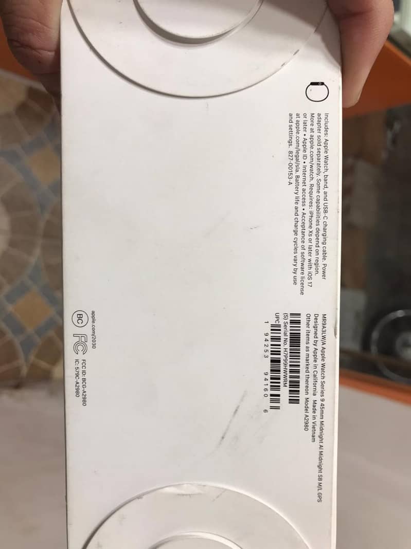 APPLE WATCH SERIES 9 45 MM 10/10 100 HEALTH CABLE + BOX 0