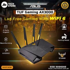 WiFi 6 Gaming Router ASUS TUF AX3000 V2 Dual Band in Pakistan Box Pack