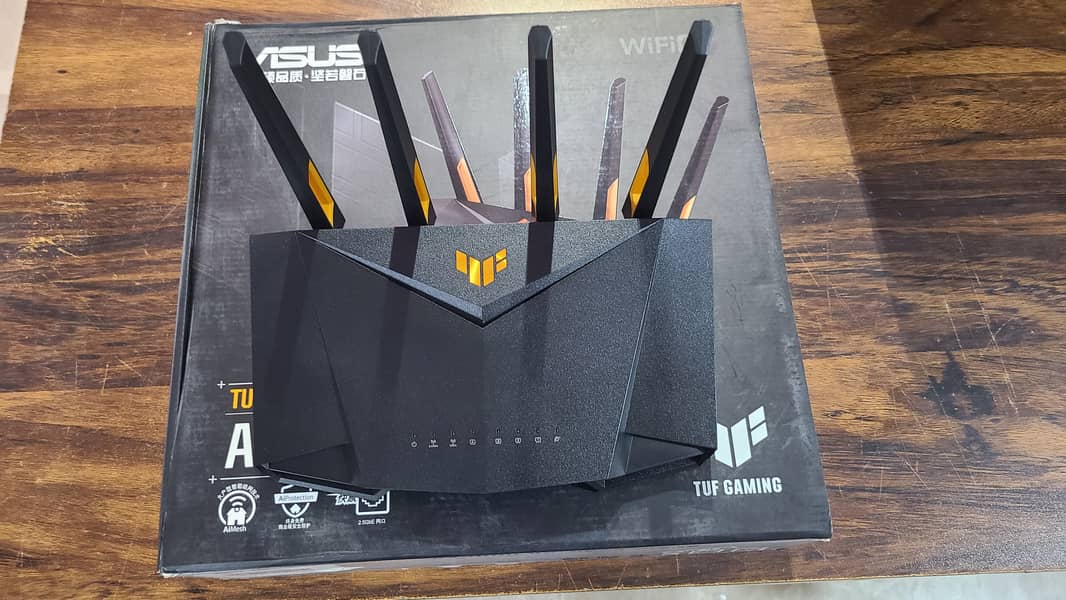 WiFi 6 Gaming Router ASUS TUF AX3000 V2 Dual Band in Pakistan Box Pack 9