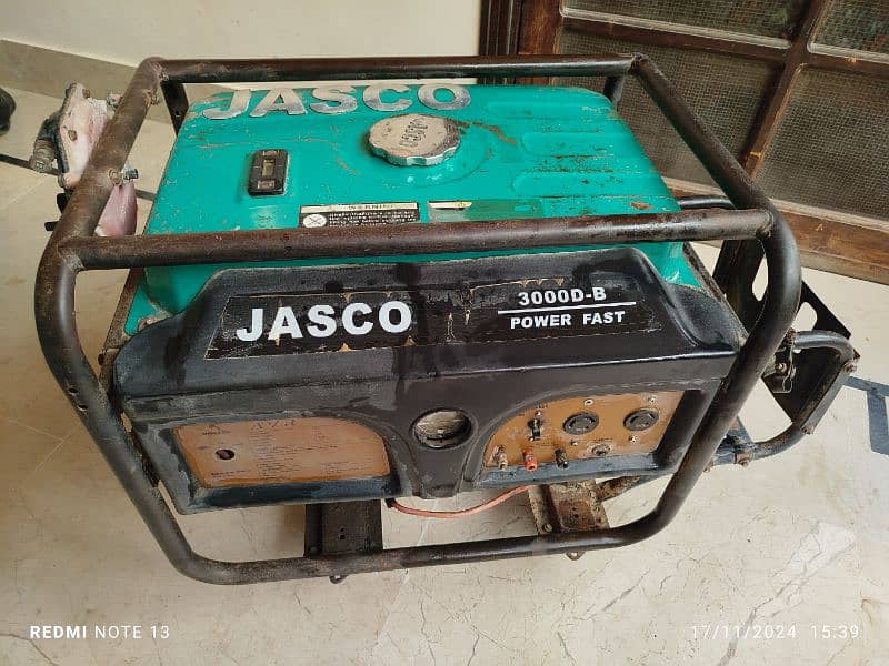 Jasco Generator 3KVA 3