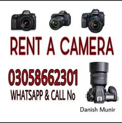 DSLR CAMERA FOR RENT ,RENT A CAMERA ,DSLR CAMERA ON RENT