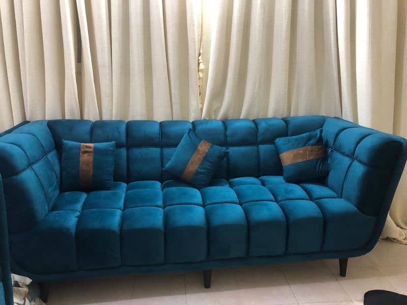 Emerald Green  Sofa Set 2