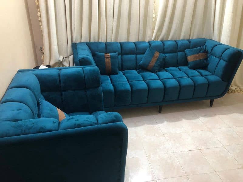 Emerald Green  Sofa Set 3