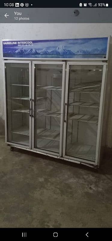 3 door Velroline Fridge for sell , chilled cooling. 0