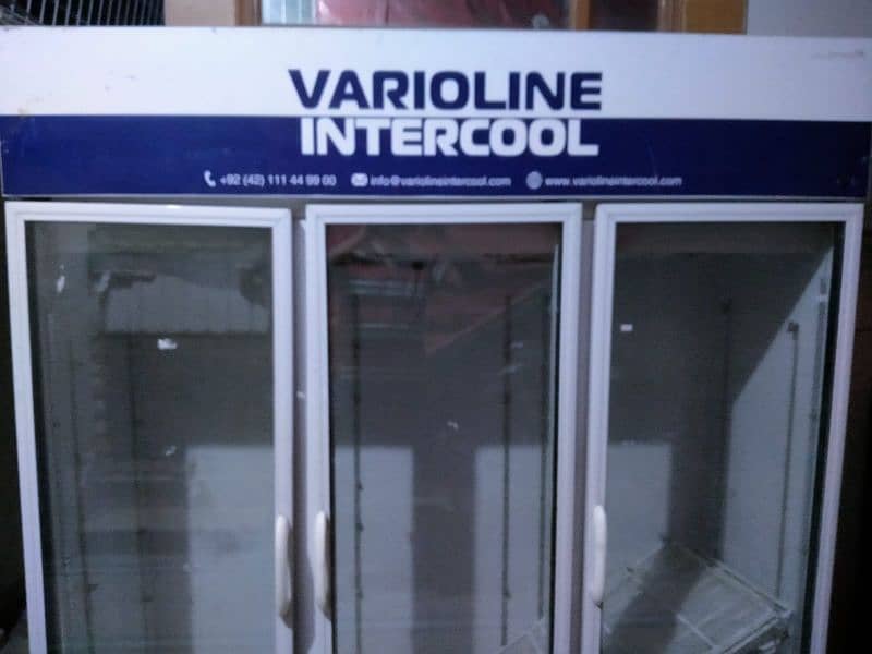 3 door Velroline Fridge for sell , chilled cooling. 2