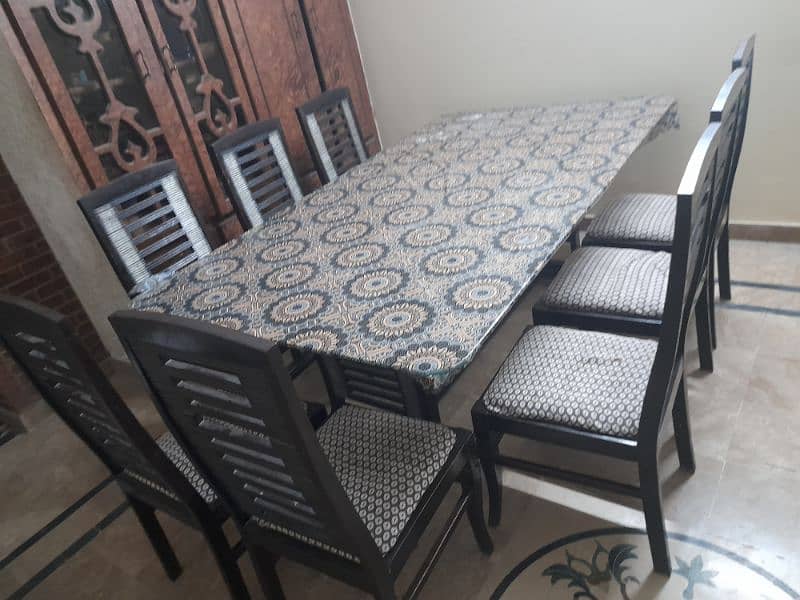 dining table with 8 chairs for sale 1