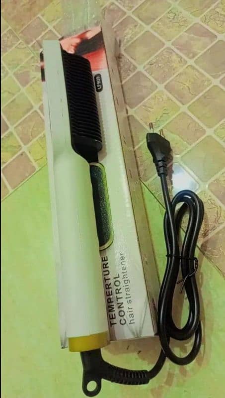 Professional Hair Straightener Hairbrush 2 in 1 0