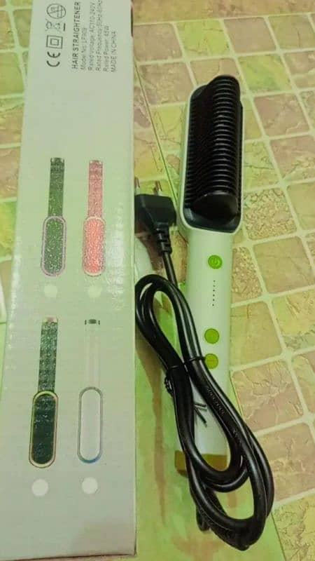 Professional Hair Straightener Hairbrush 2 in 1 1