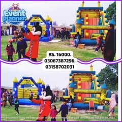 Jumping Castle|Kids| Rides |Bacha Party| Baby Toys|Birthday Decoratio