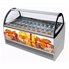 ice cream chiller deeply counter / Ice Cream Display Freezer.