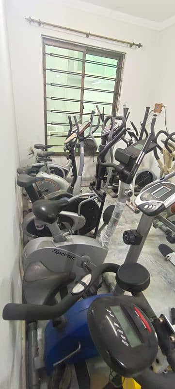 exercise cycle elliptical cross trainer recumbent bike spin magnetic 17