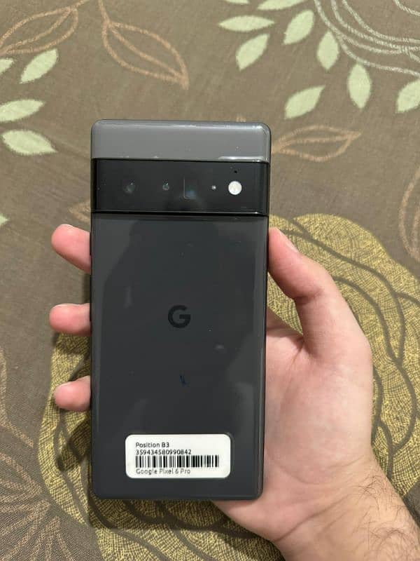 google pixel 6 pro non pta oem locked 12/128 3