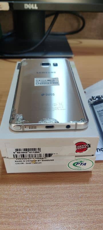 samsung Galaxy Note 5 with IMEI matched  box (Duos original C Model) 1