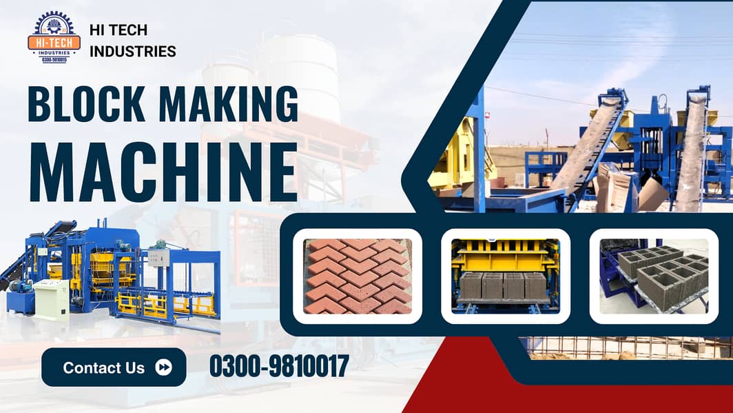 Tuff Tile Making Plant | Block Making Machine |Fly ash Brick Machine 8