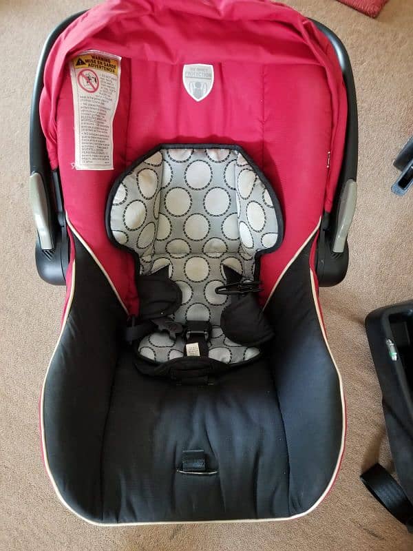 Baby Pram with car seat support 0