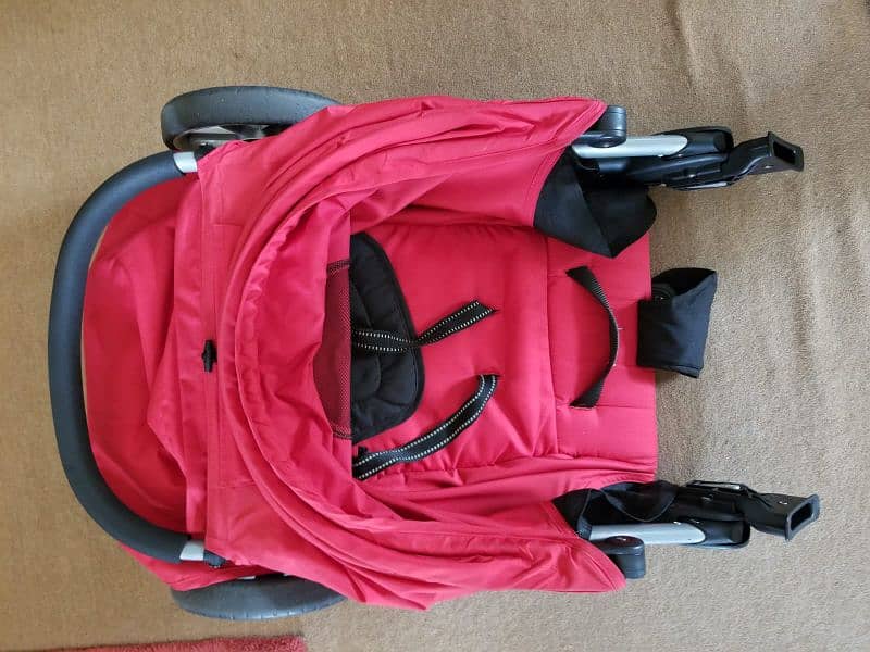 Baby Pram with car seat support 3