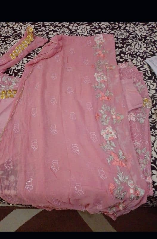 3pc suit trouser dupatta and shirt 2