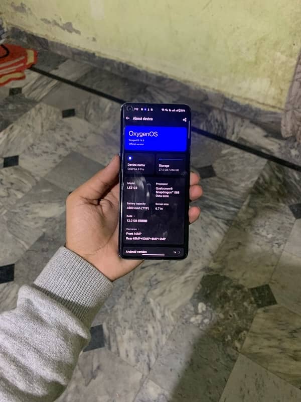 One Plus 9 Pro 12/256 GB Dual Sim Galobal 8