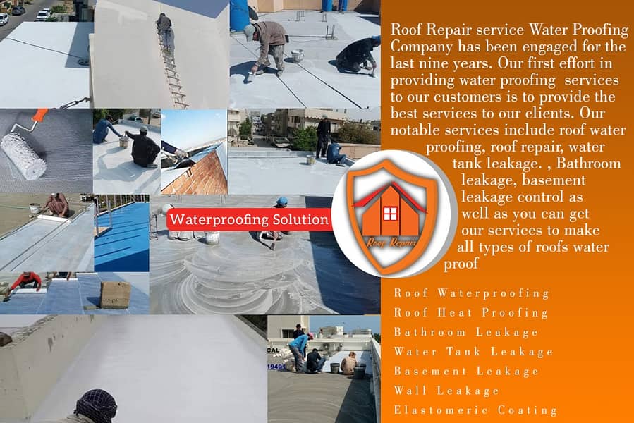 Roof Waterproofing Services Bathroom/Water Tank/Leakage/Seepage 3